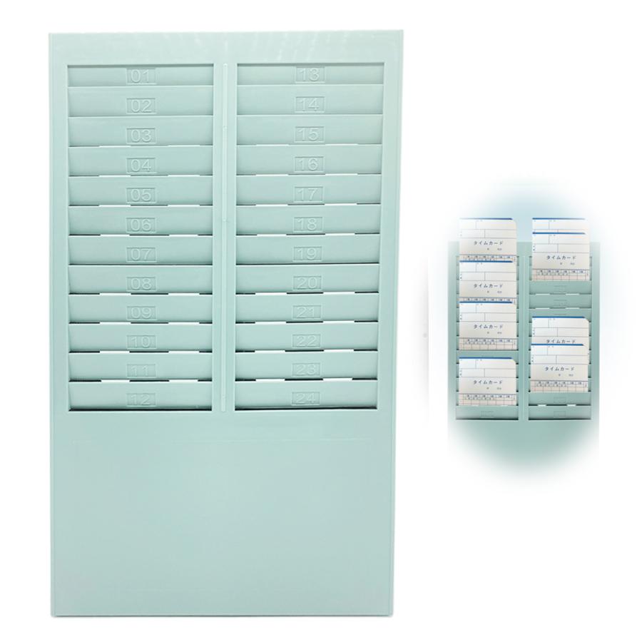 壁掛け タイムカードラック タイムレコーダー タイムカード 入れ 収納