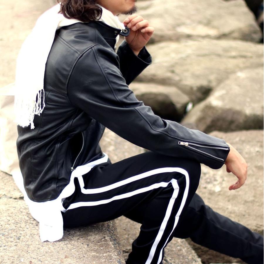 本革 ライダースジャケット メンズ レザージャケット M L XL オール