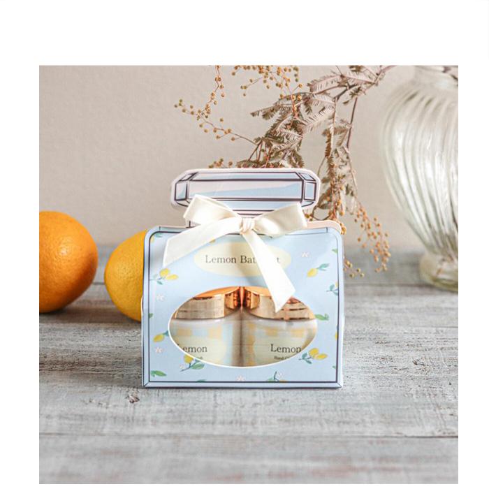 プチギフト 【レモンシリーズ】バスセット スクラブ ハンドクリーム