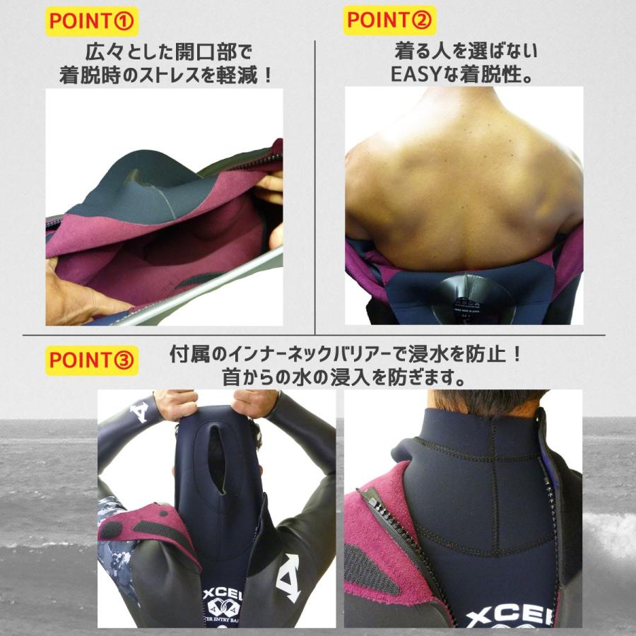 2018年/2019年 XCEL エクセル ウェットスーツ セミドライ クラシック