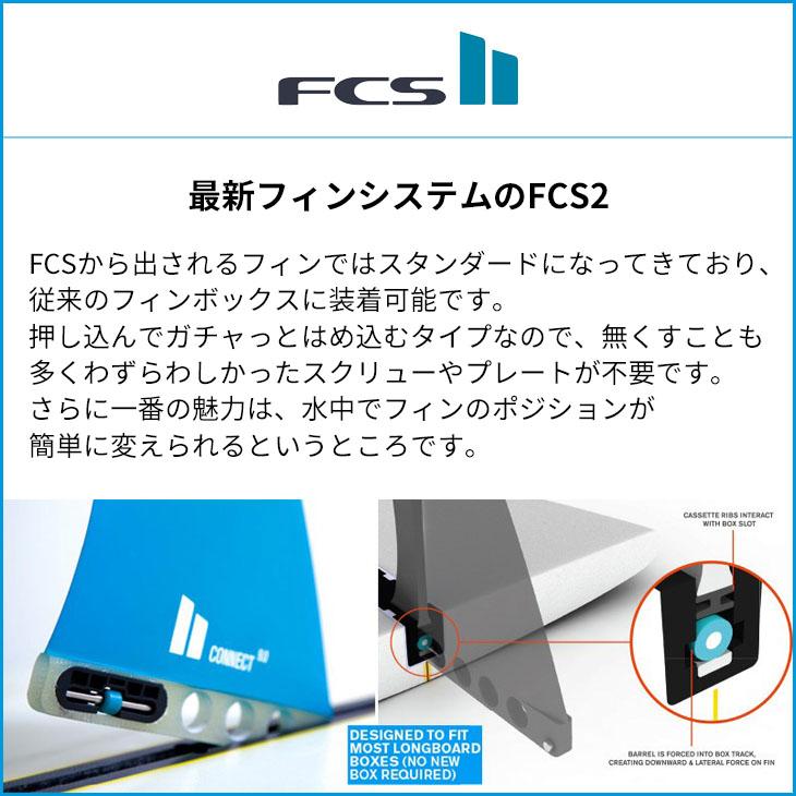 FCS 25 FCS2 ロングボード フィン CONNECT PG LONGBOARD FIN 8
