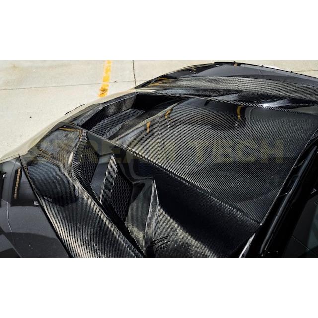 Chevrolet シボレー C7 コルベット用 ダクト付き カーボン ボンネット