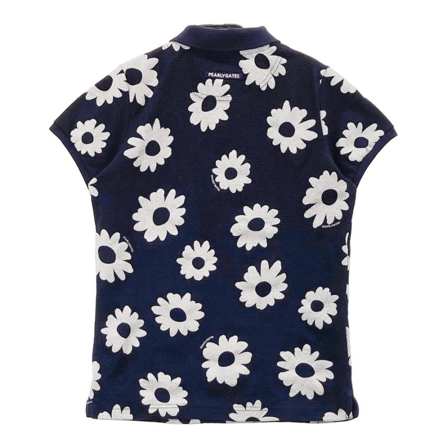 PEARLY GATES（パーリーゲイツ） 2023年モデル 半袖ポロシャツ 花柄