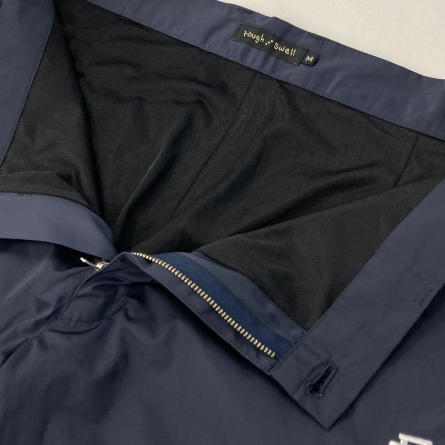 ROUGH&SWELL ラフアンドスウェル ナイロン パンツ ネイビー系 M ゴルフ