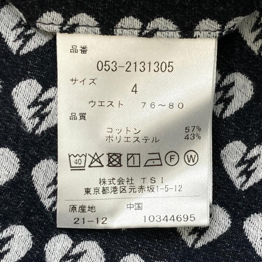 PEARLY GATES（パーリーゲイツ） パンツ ハート柄 ブラック系 4 ゴルフ