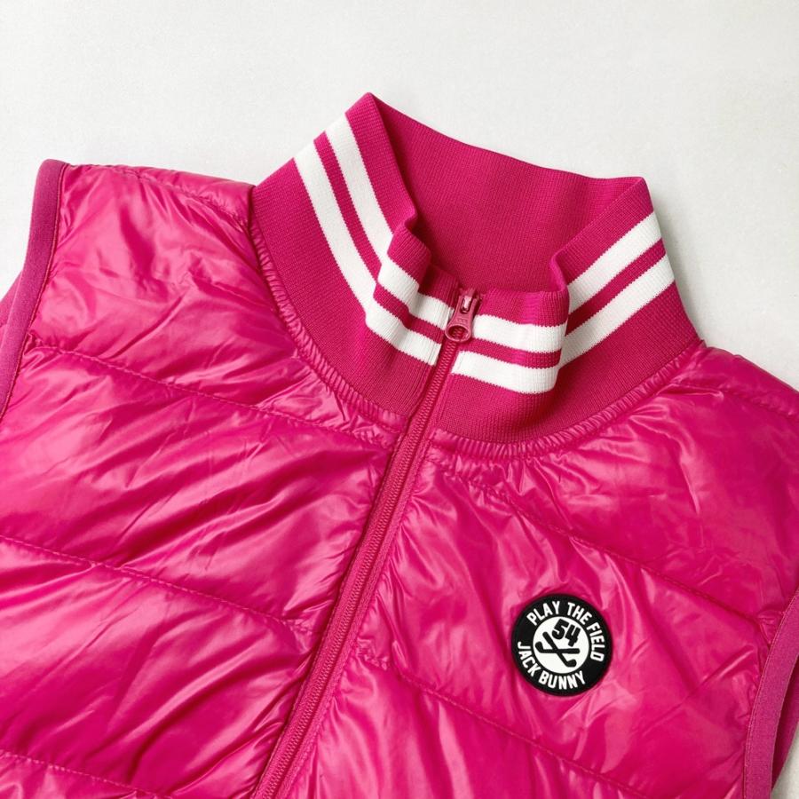 JACK BUNNY ジャックバニー ノースリーブ ダウン ワンピース ピンク系