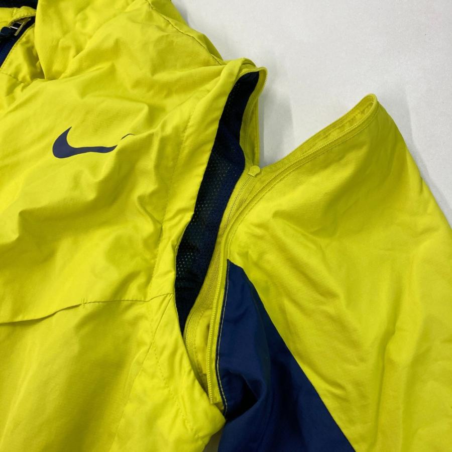 NIKE GOLF ナイキゴルフ 2way ジャケット イエロー系 XL ゴルフウェア