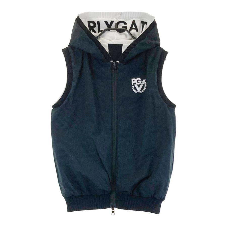 PEARLY GATES パーリーゲイツ リバーシブル フード付き ジップベスト