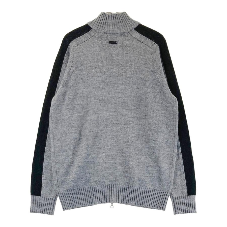 ST ANDREWS セントアンドリュース ニット ジップジャケット グレー系 M