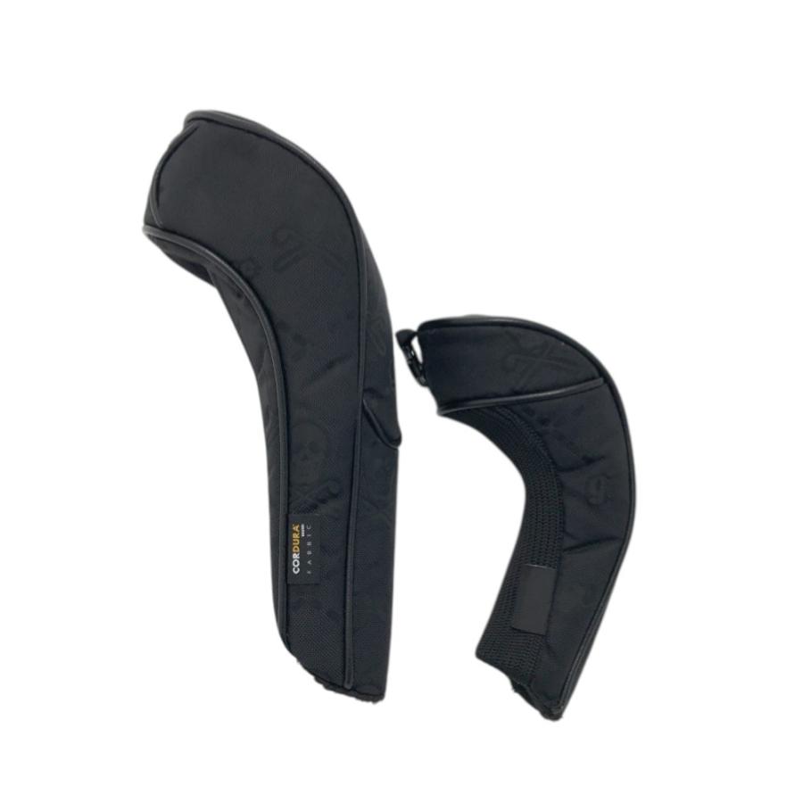 MARK&LONA マークアンドロナ ヘッドカバー 2点セット 総柄 ブラック系