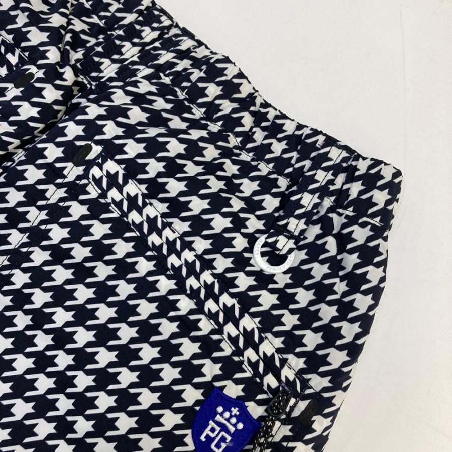 PEARLY GATES パーリーゲイツ 蓄熱 中綿スカート 千鳥柄 ネイビー系 00