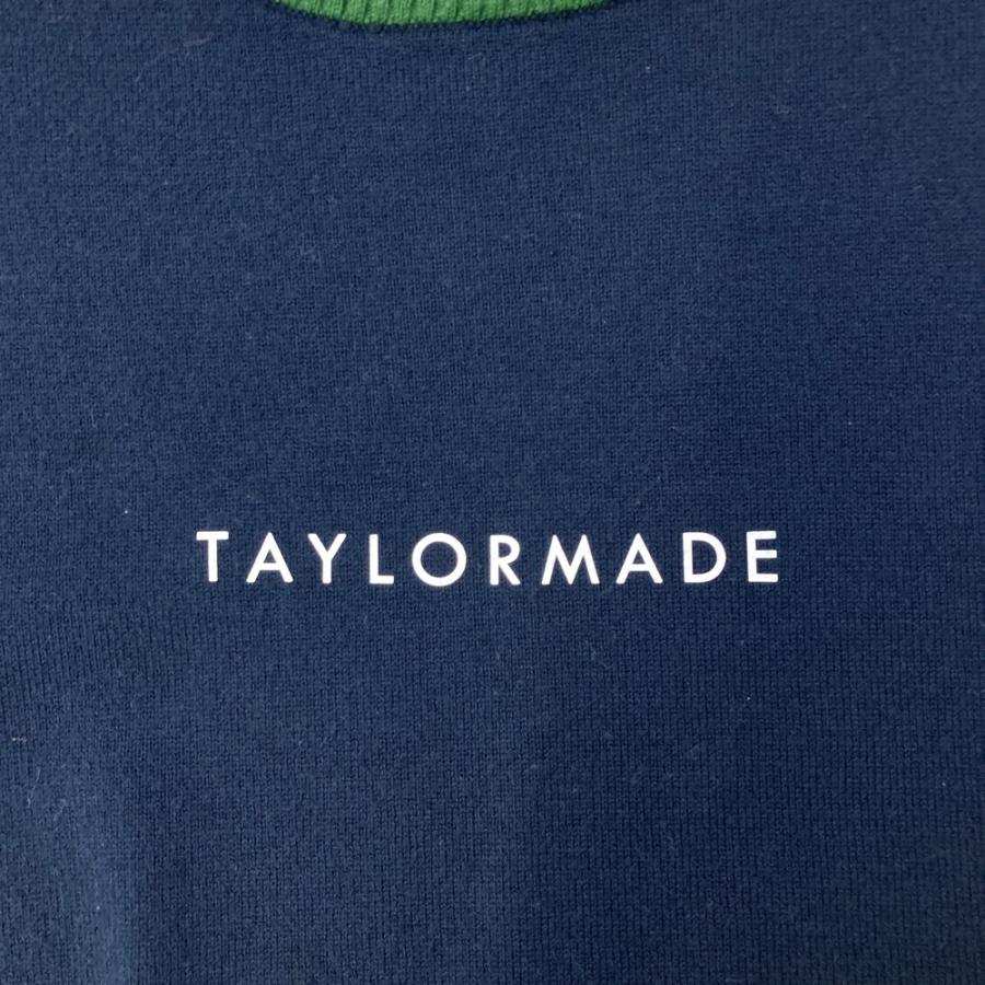TAYLOR MADE テーラーメイド ニットベスト ネイビー系 M ゴルフウェア