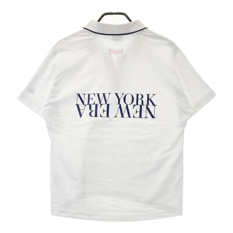 ARCHIVIO アルチビオ ×NEWERA 半袖ポロシャツ スキッパー ホワイト系