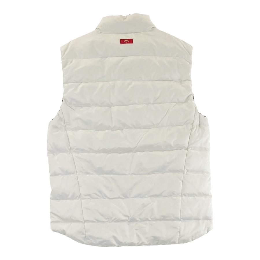 CALLAWAY キャロウェイ リバーシブル ダウンベスト ホワイト系 L