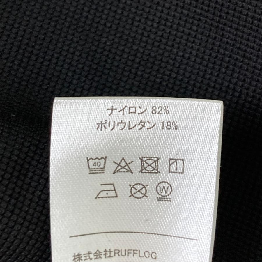 新品】RUFFLOG ラフロッグ 2024年 モックネック 半袖Tシャツ ブラック