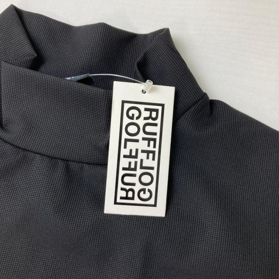 新品】RUFFLOG ラフロッグ 2024年 モックネック 半袖Tシャツ ブラック