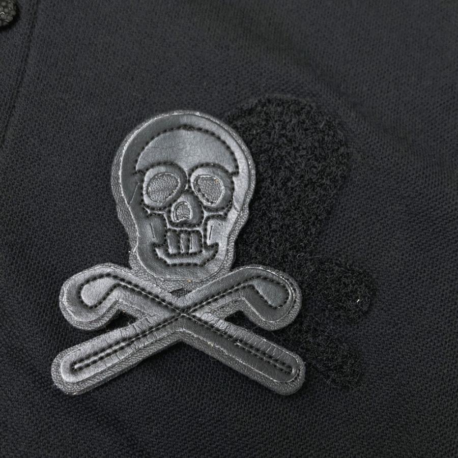 MARK&LONA マークアンドロナ 半袖ポロシャツ ブラック系 M ゴルフ