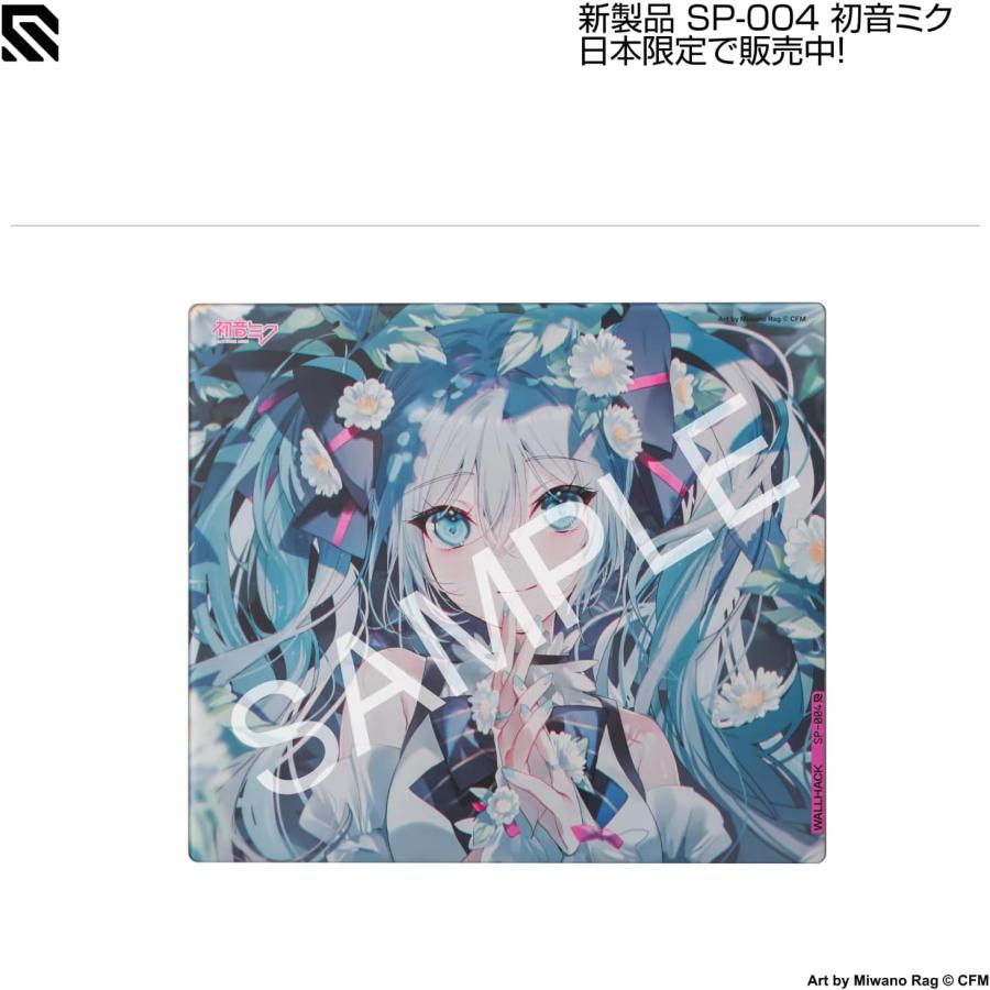 Wallhack/SkyPAD ガラスパッド SP-004 Hatsune Miku ゲーミングマウス