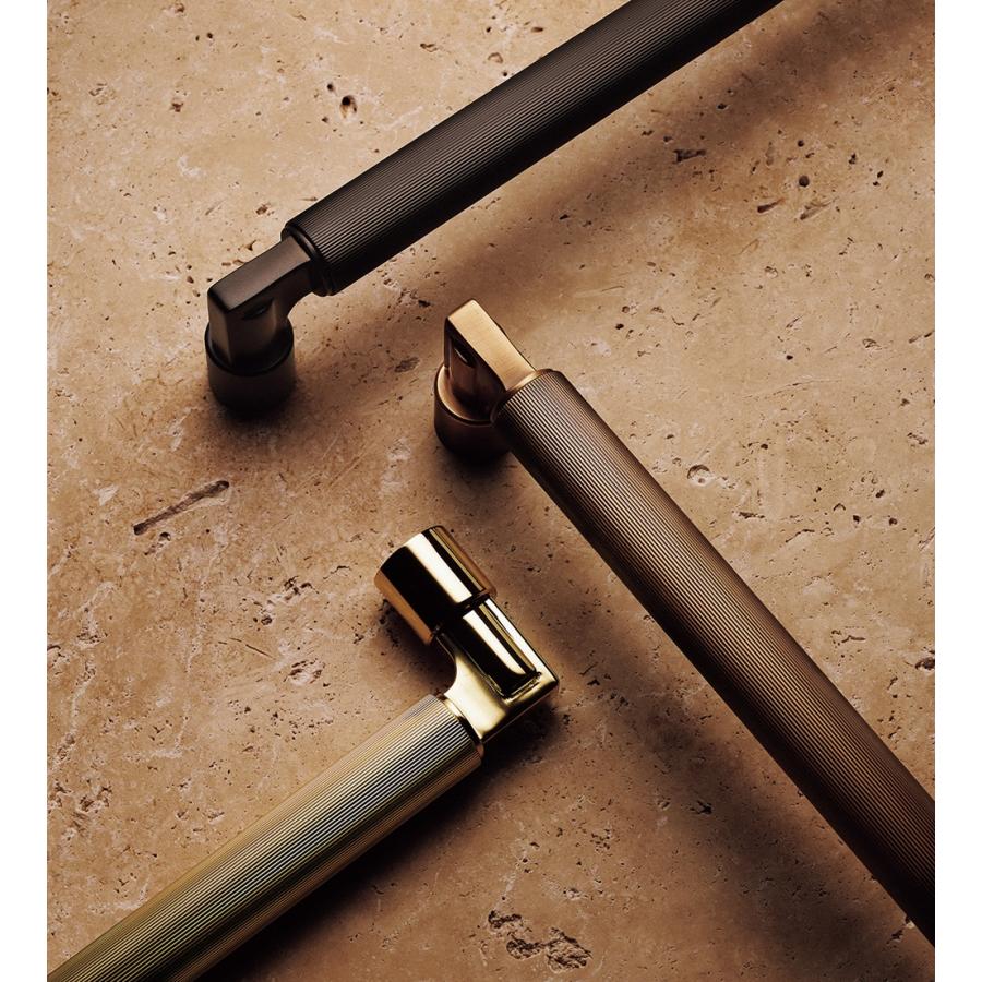 ユニオン（UNION） ドアハンドル G1290-42-265 L500 ブラス 硫化イブシ