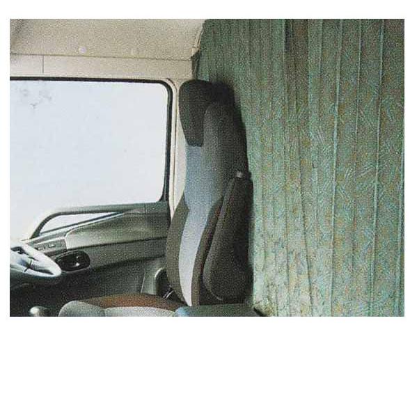 スーパーグレート 間仕切りカーテン(センター) プリント生地(グレー