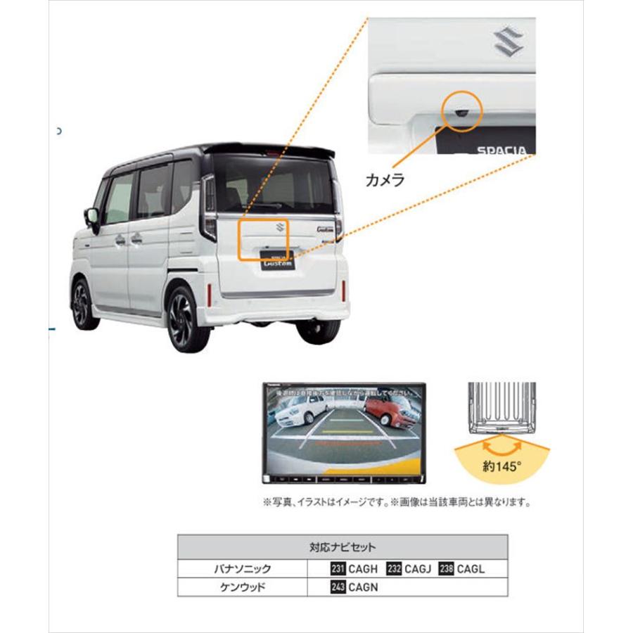 スペーシアギア バックアイカメラ本体のみ ※取付キット別売 スズキ純正