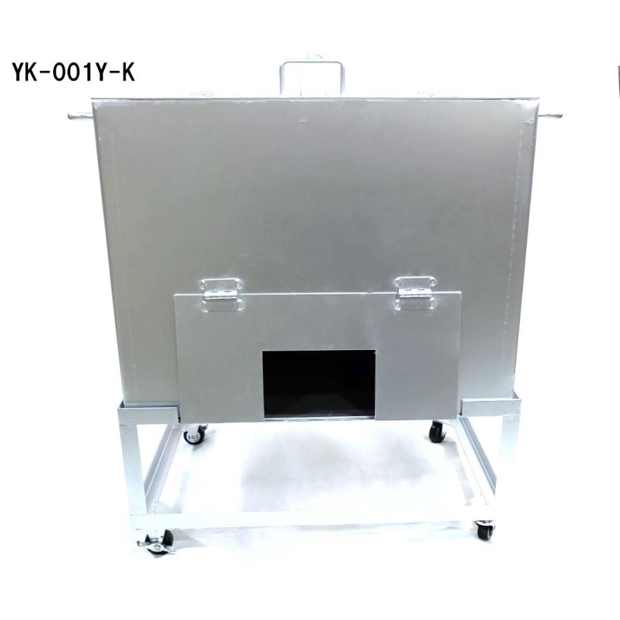 焼き芋機 保温庫付 架台付 LPガスコンロ付【個人宅配送不可】焼き石