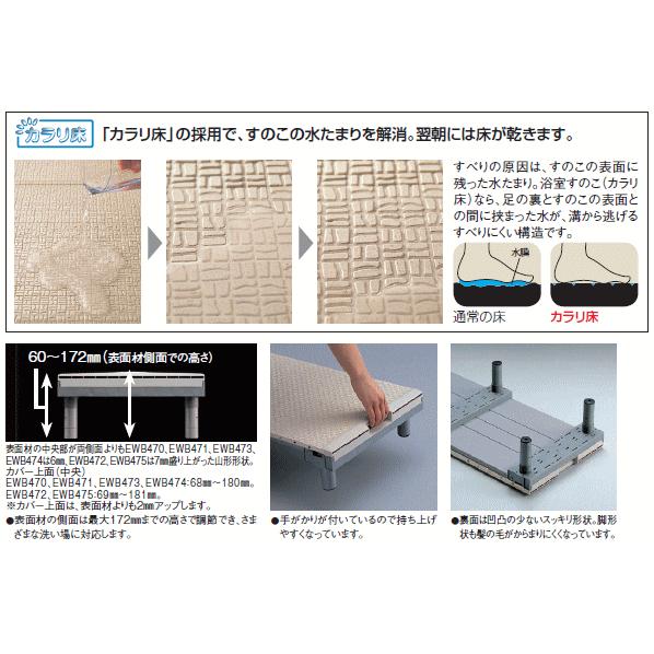 TOTO 浴室すのこ カラリ床 サイズ300X950 TOTO EWB471 : スイスイ