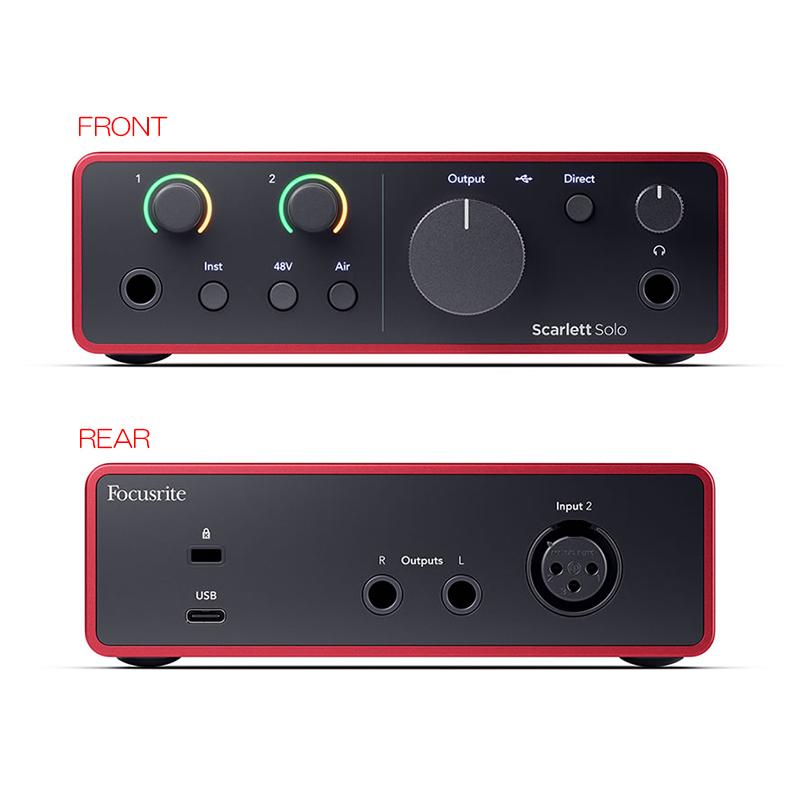 FOCUSRITE SCARLETT SOLO GEN4 フォーカスライト スカーレット ソロ