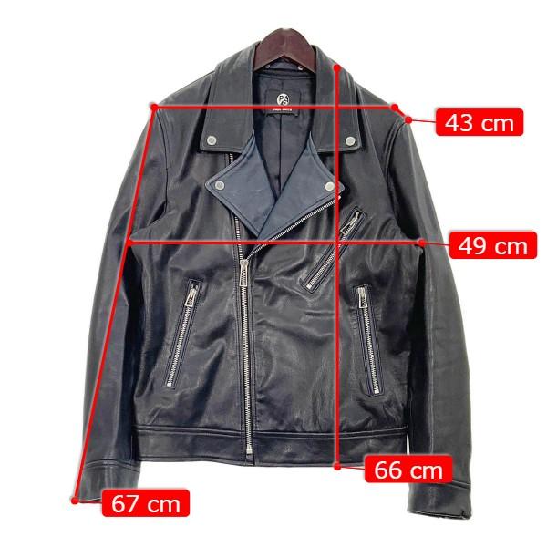 Paul Smith（ポール・スミス） ダブルライダースジャケット 革ジャン