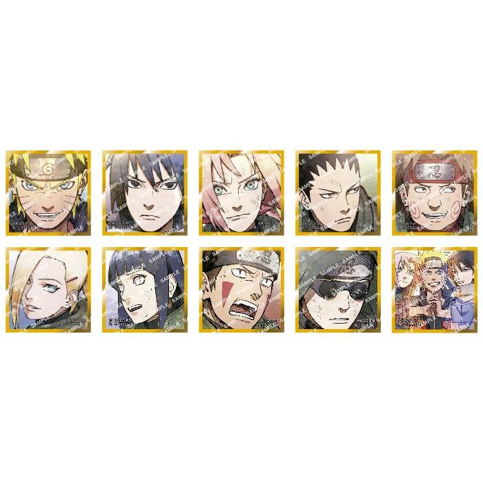 豆ガシャ色紙 NARUTO -ナルト- 疾風伝 第三弾 [全10種セット
