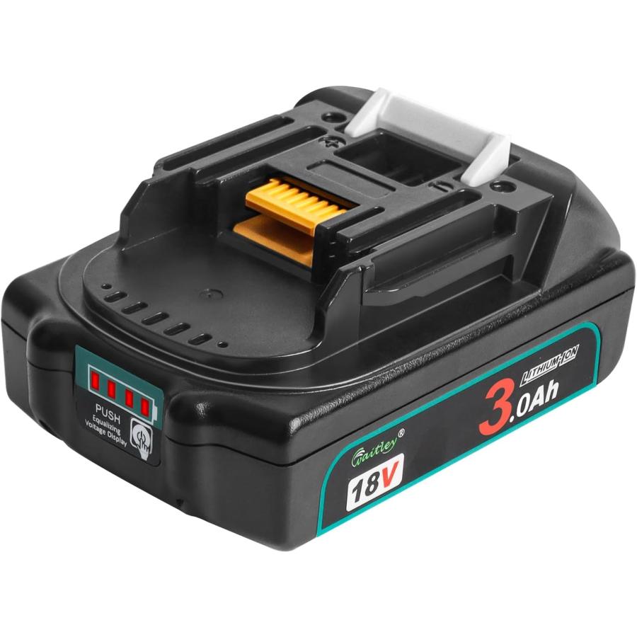 Waitley ウィトレ Makita マキタ 18V バッテリー 互換 3.0Ah 薄型