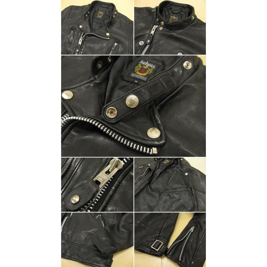 Schott N.Y.C（ショット） Schott ダブル ブレスト ライダース （SHEEP