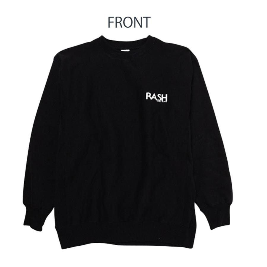 RASH ラッシュ 2025羽バッククルーネックスウェット（12oz）トレーナー