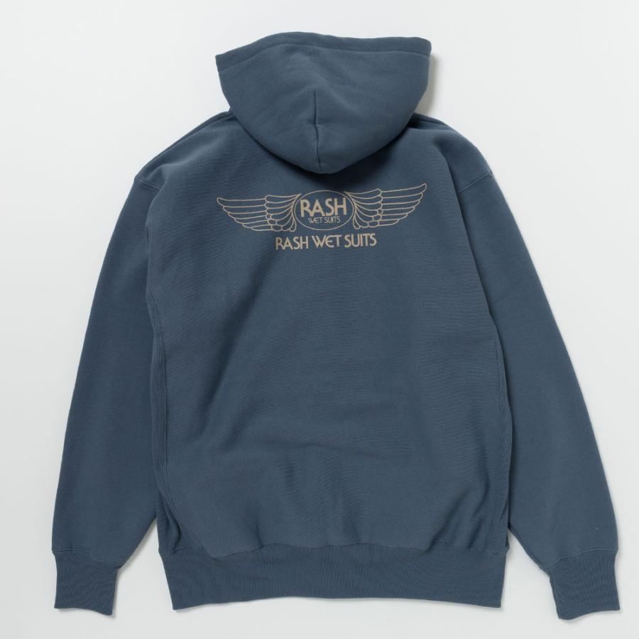 RASH ラッシュ 2026羽バックフルジップパーカー（12oz） / ラッシュ