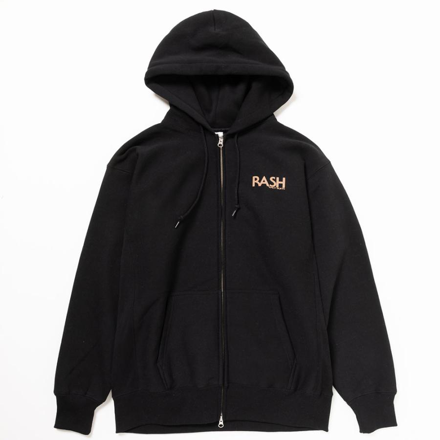 RASH ラッシュ 2026羽バックフルジップパーカー（12oz） / ラッシュ