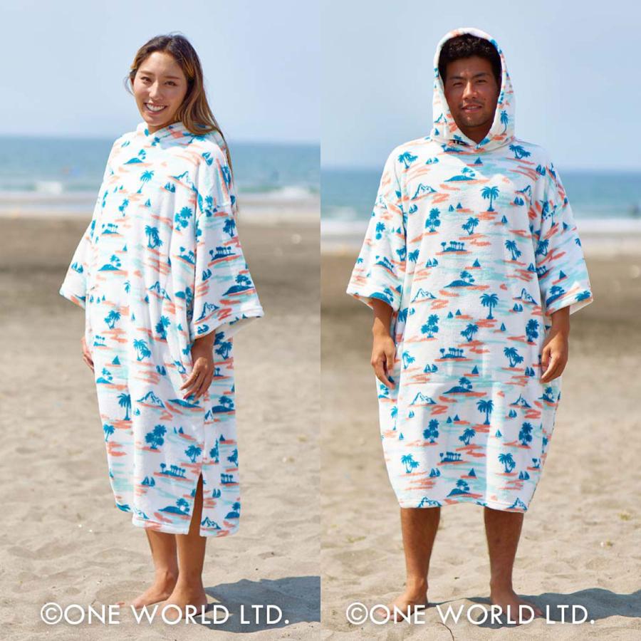 ツールス サーフィン ポンチョ 着替え用 タオル 大判 マイクロ