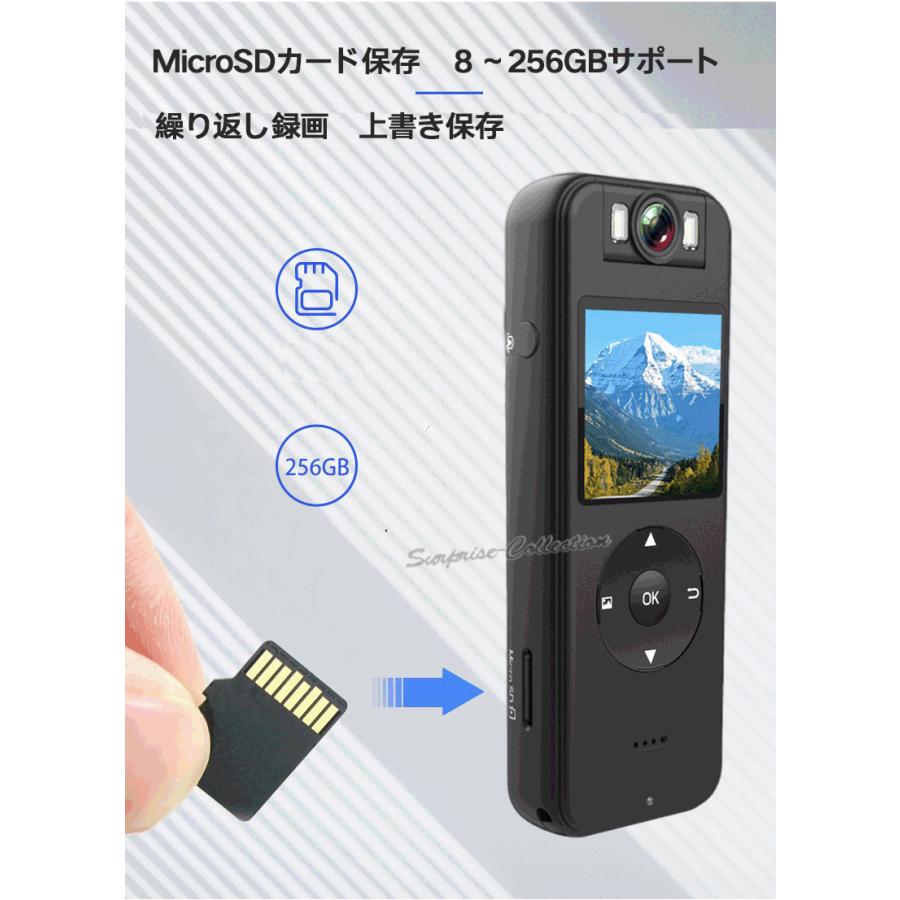 録画4K画質！マグネットクリップ型防犯カメラ 小型 ビデオカメラ