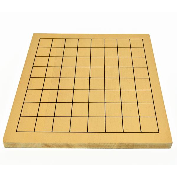 囲碁セット 訳ありの木製9路盤セット（プラ碁石椿）【囲碁将棋専門店の