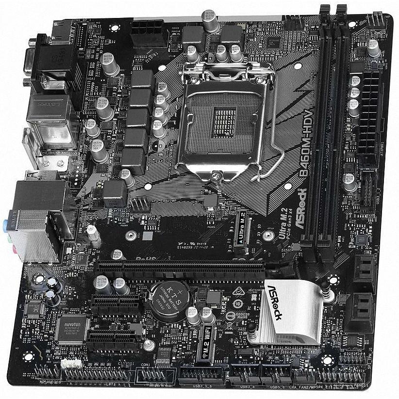 ASRock B460M-HDV LGA 1200 Intel B460 SATA 6Gb/s Micro ATX