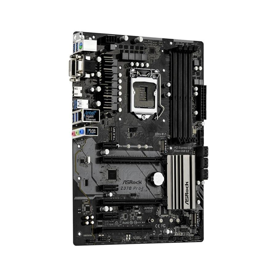 ASRock Z370 Pro4 LGA 1151 300 Series Intel HDMI SATA 6Gb/s USB 3.1