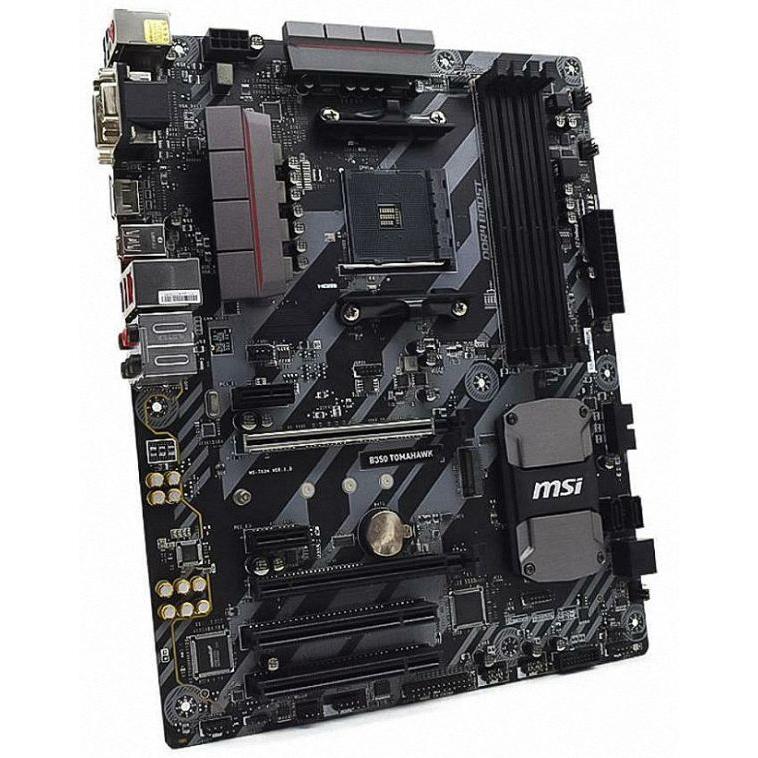 MSI B350 TOMAHAWK AM4 AMD SATA 6Gb/s USB 3.1 HDMI ATX Motherboard