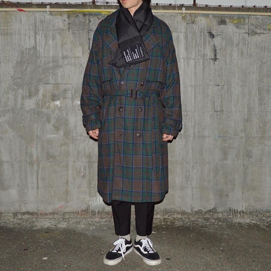 JieDa（ジエダ） / PLAID TRENCH COAT (BROWN) : Proof Of Power