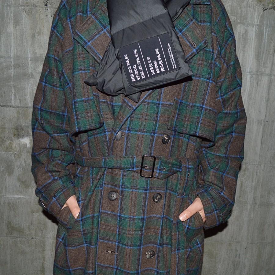 JieDa（ジエダ） / PLAID TRENCH COAT (BROWN) : Proof Of Power