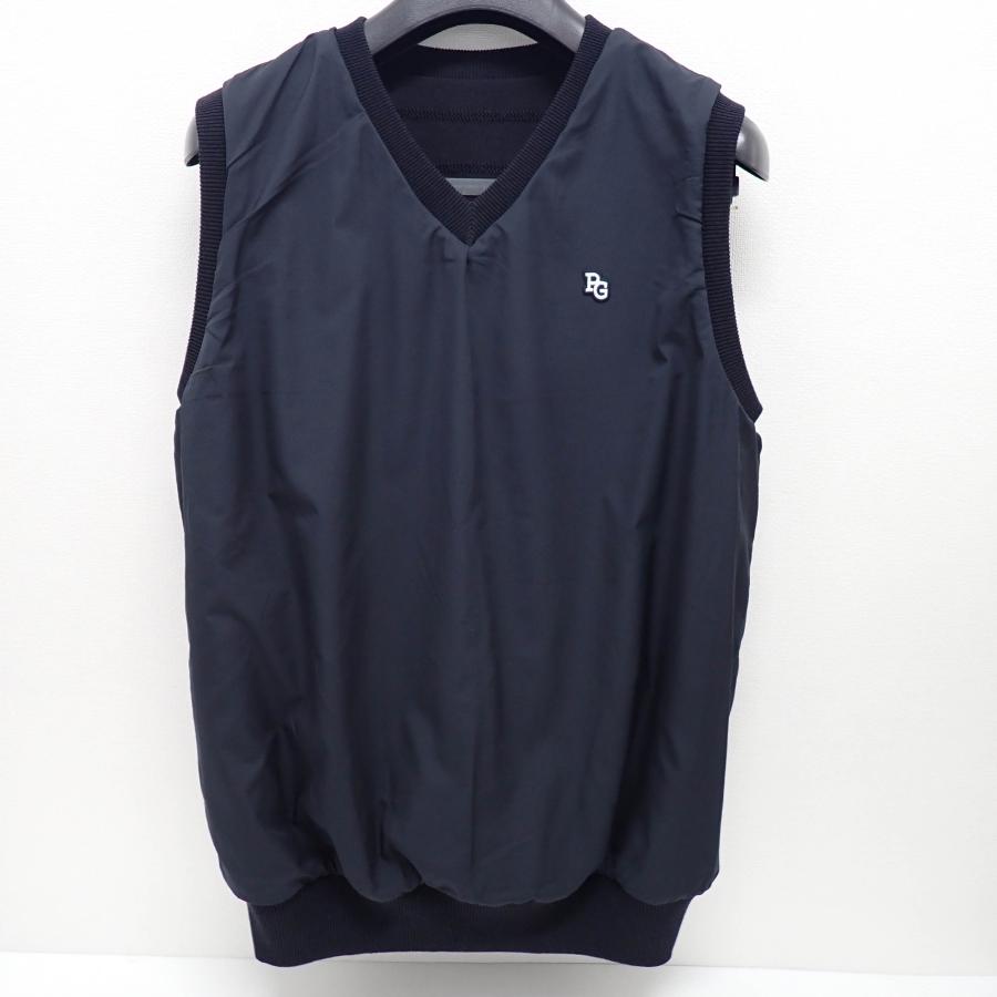 PEARLYGATES リバーシブルダウンベスト ネイビー PEARLY GATES
