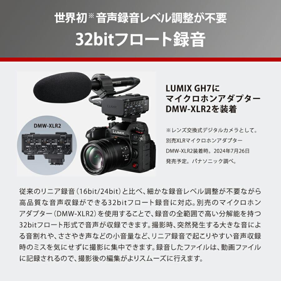 LUMIX 公式店 パナソニック デジタル一眼カメラ DC-GH7 ボディのみ