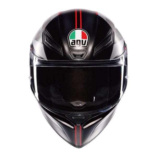 AGV AGV K1 S LAP MATT BLACK/GREY/RED フルフェイス ヘルメット