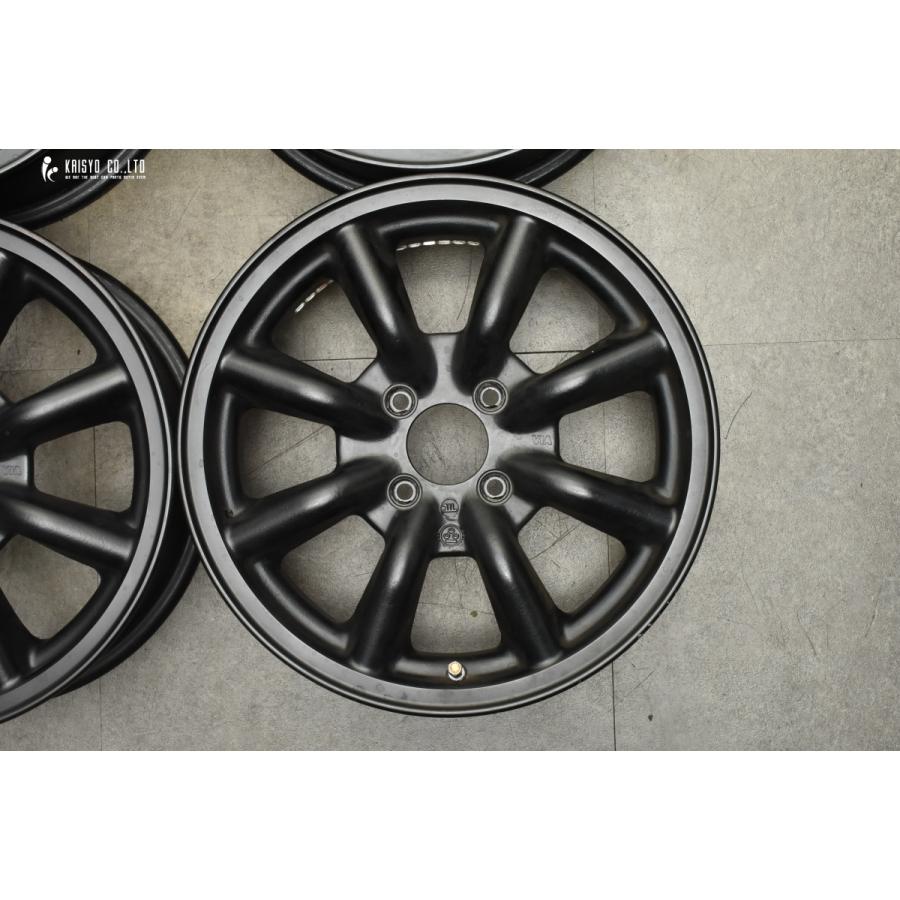 程度良好】RSワタナベ エイトスポーク F8F 15in 5.5J +40 PCD100 4本