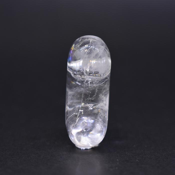 92.山梨 乙女水晶 勾玉 約31mm 山梨県産 日本銘石 パワーストーン 日本