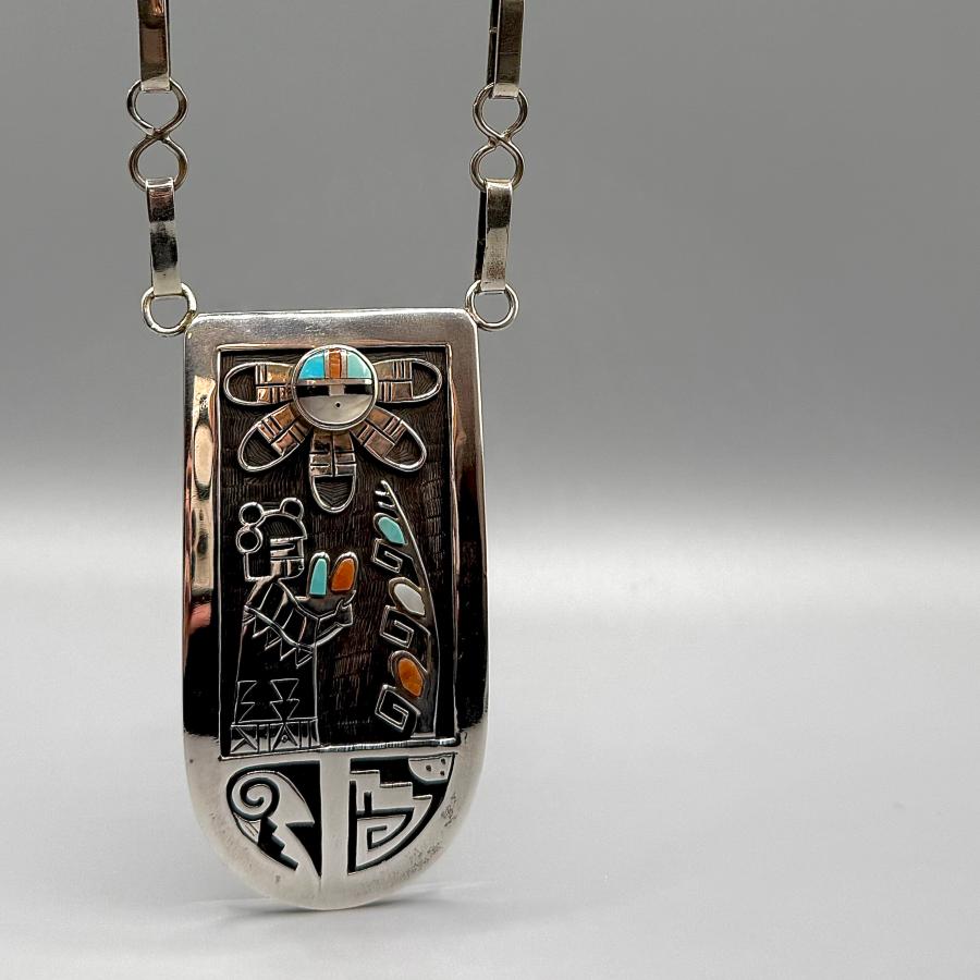 希少！ネックレス ズニ族 ホピ族 インディアンジュエリー/シルバー