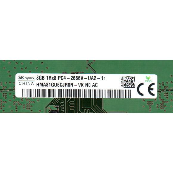 SK hynix SK hynix 8GB 1Rx8 PC4-2666V-UA2-11 DIMM 288pin